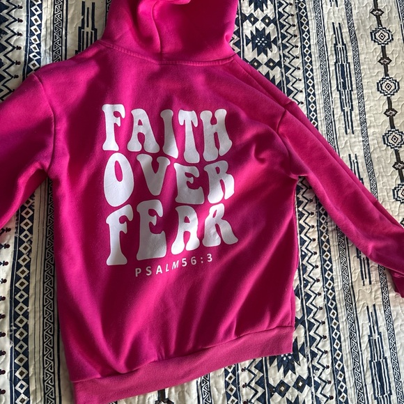 Faith over fear hoodie - Picture 2 of 2